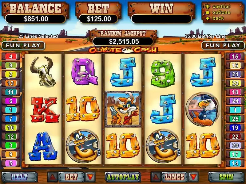 Coyote Cash Free Casino Slot  with, delFree Spins