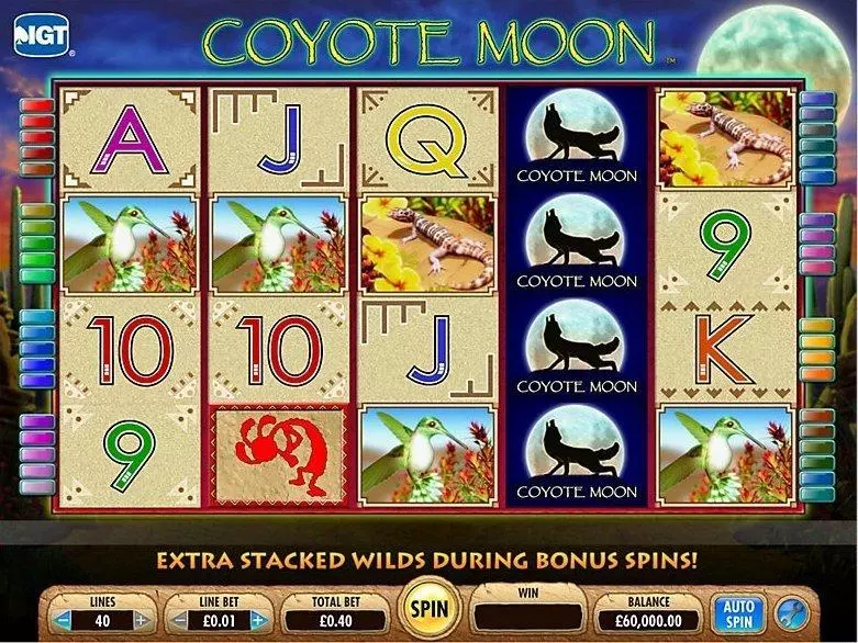 Coyote Moon Free Casino Slot  with, delFree Spins