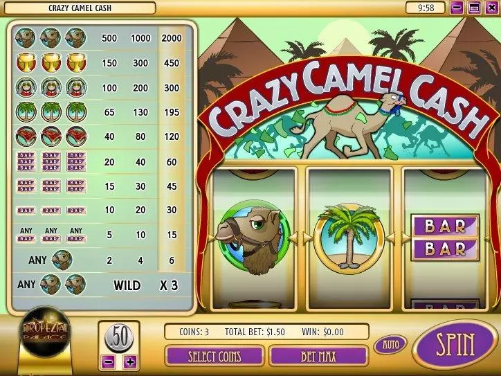 Crazy Camel Cash Free Casino Slot 