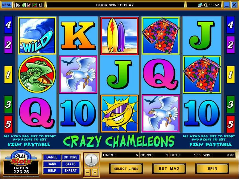 Crazy Chameleons Free Casino Slot 