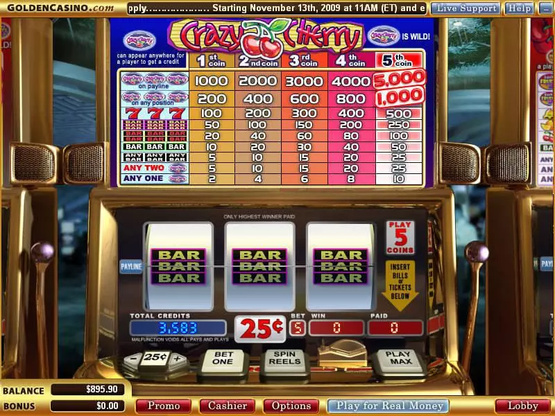 Crazy Cherry Free Casino Slot 
