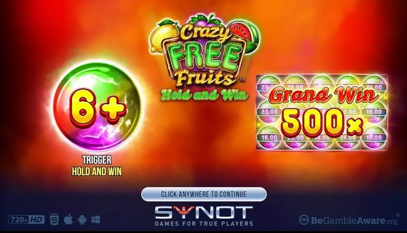 Crazy Free Fruits Free Casino Slot  with, delFree Spins