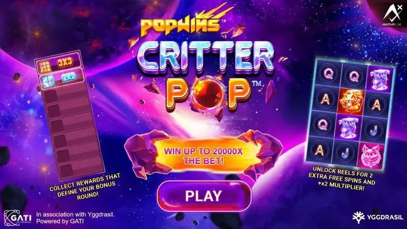 CritterPop Free Casino Slot  with, delPopWin