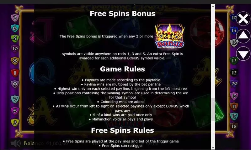 Crowning Glory  Free Casino Slot  with, delFree Spins