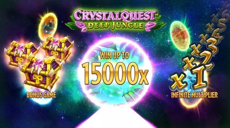 Crystal Quest Deep Jungle Free Casino Slot  with, delMultipliers
