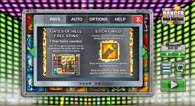 Danger High Voltage Free Casino Slot  with, delWild Reels