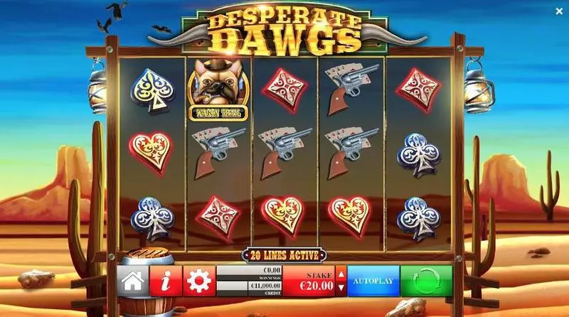 Desperate Dawgs Free Casino Slot  with, delSecond Screen Game