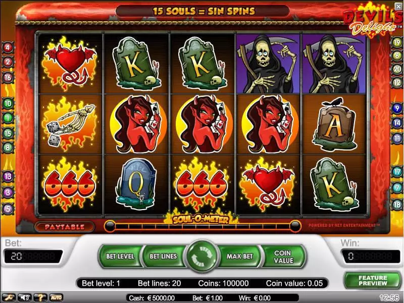 Devil's Delight Free Casino Slot  with, delFree Spins