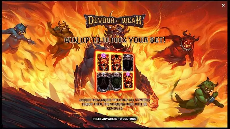 Devour the Weak Free Casino Slot  with, delFree Spins