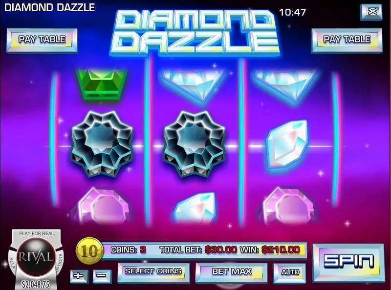 Diamond Dazzle Free Casino Slot 