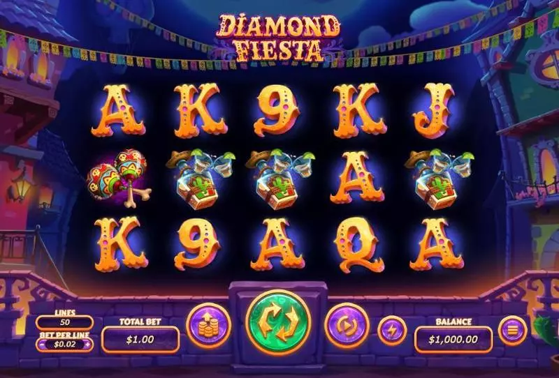 Diamond Fiesta Free Casino Slot  with, delExpanding Reels