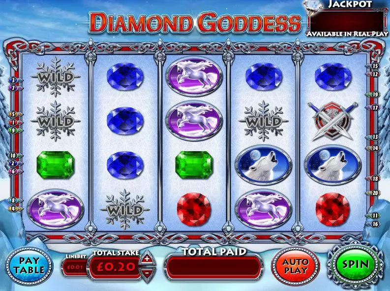 Diamond Goddess Free Casino Slot  with, delFree Spins