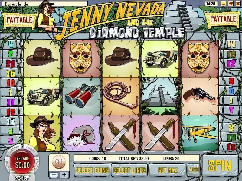 Diamond Temple Free Casino Slot  with, delFree Spins