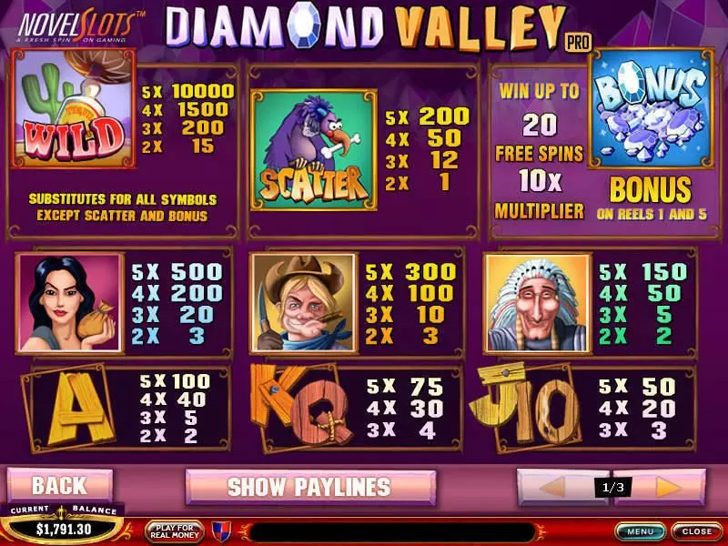 Diamond Valley Pro Free Casino Slot  with, delFree Spins