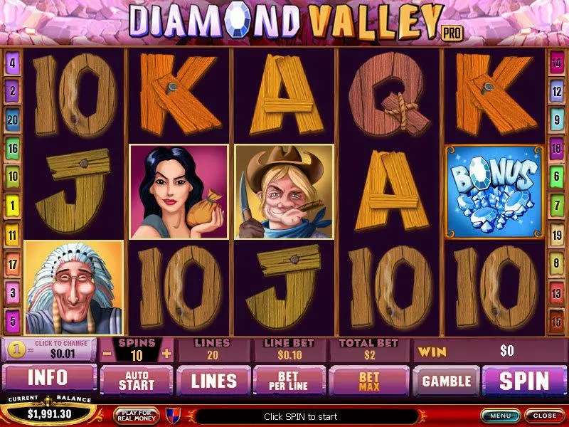 Diamond Valley Pro Free Casino Slot  with, delFree Spins