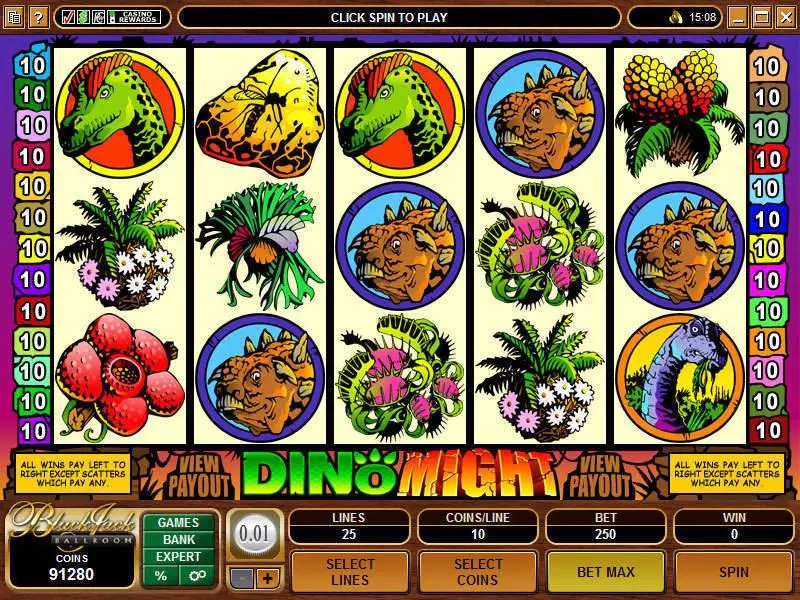 Dino Might Free Casino Slot  with, delSecond Screen Game