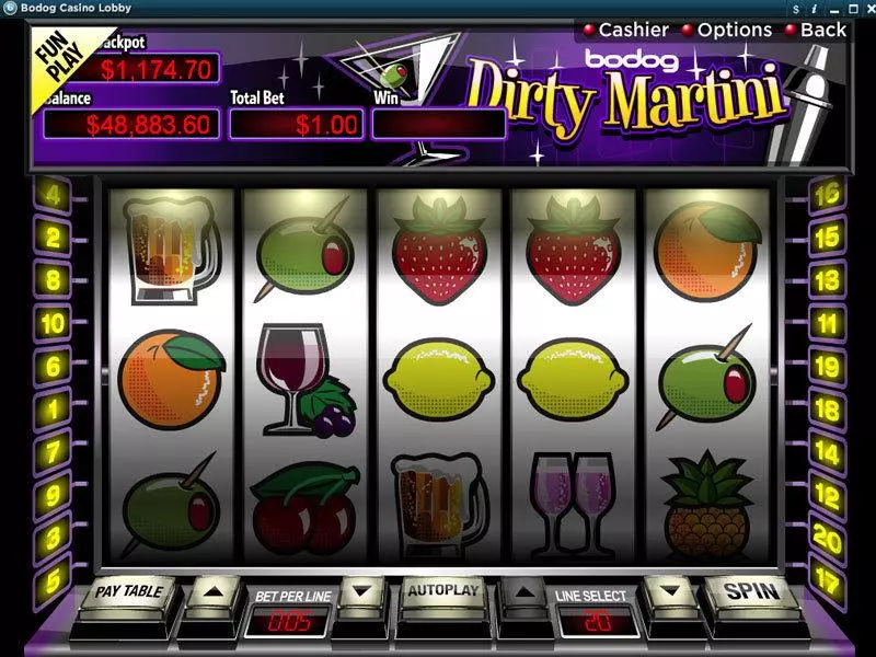 Dirty Martini Free Casino Slot  with, delFree Spins
