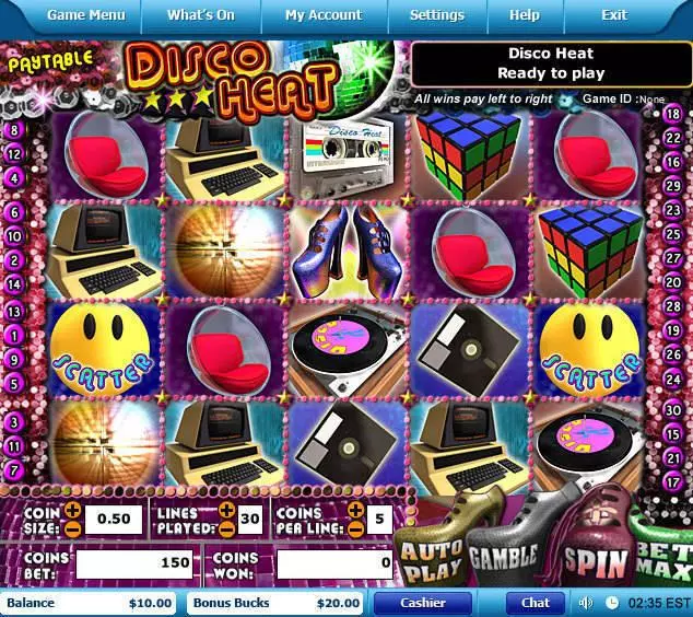 Disco Heart Free Casino Slot  with, delFree Spins