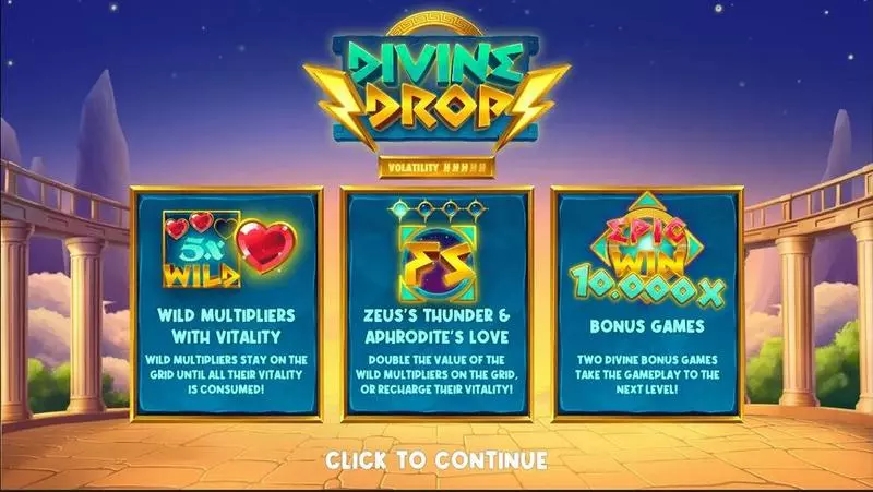 Divine Drop Free Casino Slot  with, delFree Spins