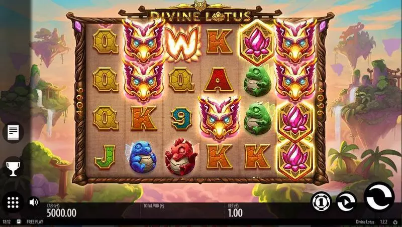 Divine Lotus Free Casino Slot  with, delFree Spins