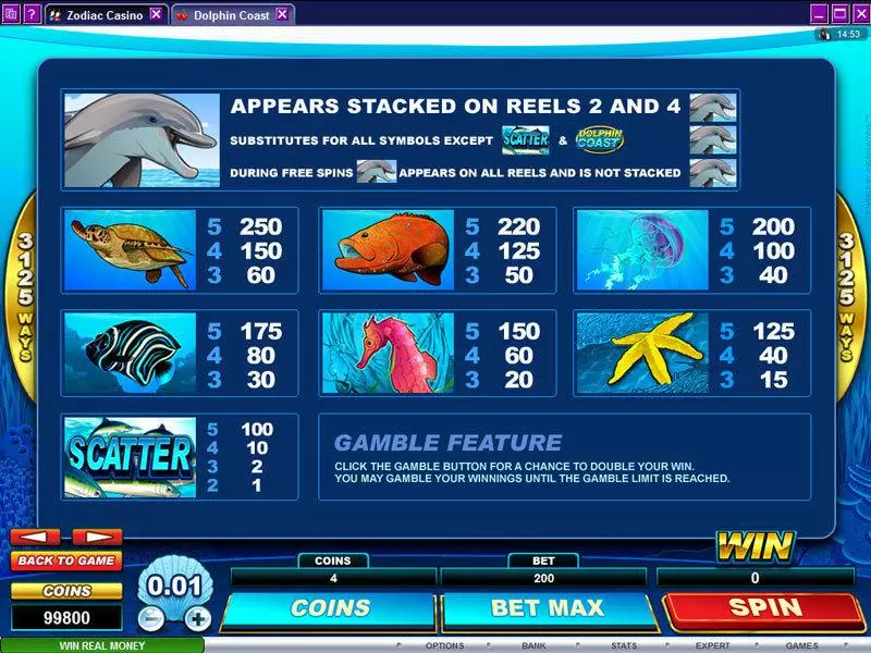 Dolphin Coast Free Casino Slot  with, delFree Spins