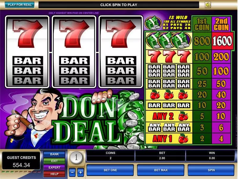 Don Deal Free Casino Slot 