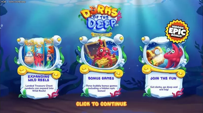 Dorks Of The Deep Free Casino Slot 