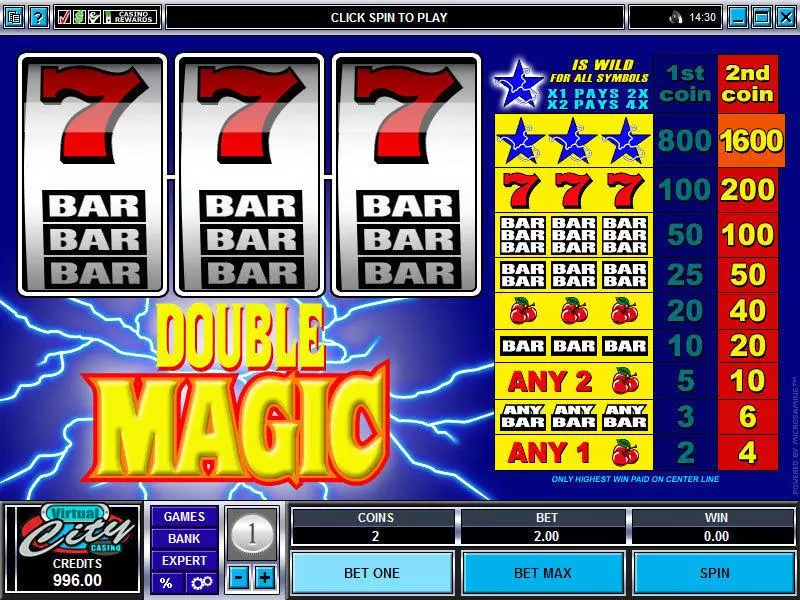 Double Magic Free Casino Slot 