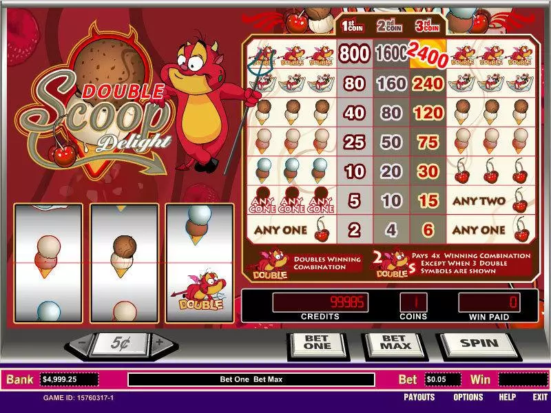 Double Scoop Delight Free Casino Slot 