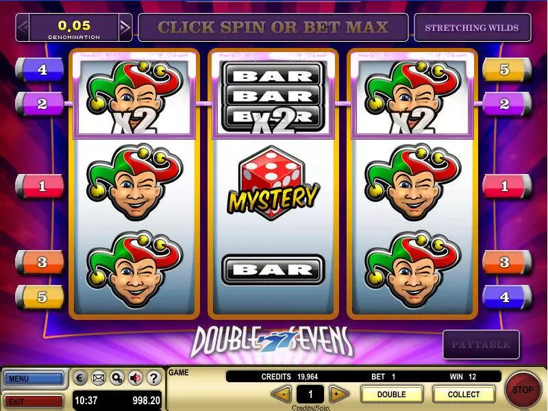 Double Sevens Free Casino Slot  with, delFree Spins