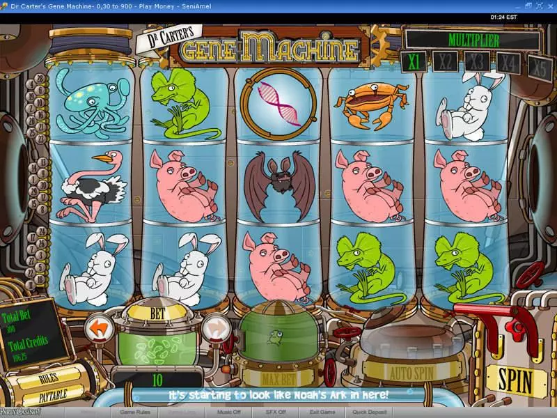 Dr Carter's Gene Machine Free Casino Slot  with, delFree Spins