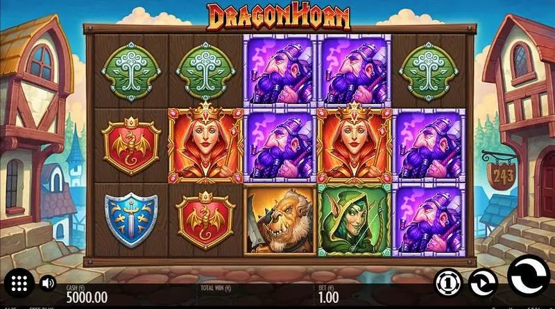 Dragon Horn Free Casino Slot  with, delFree Spins