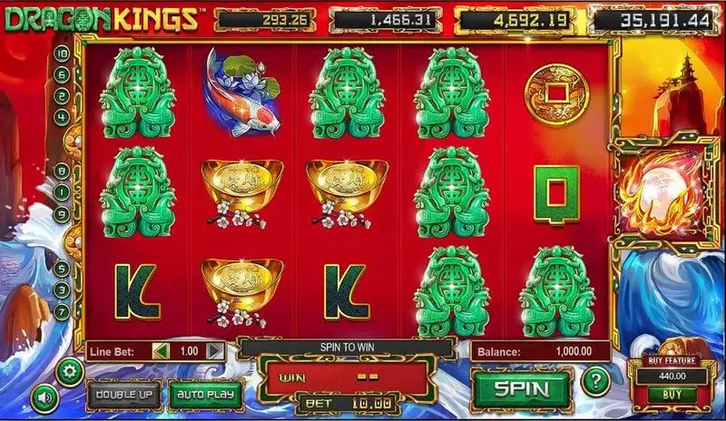 Dragon Kings Free Casino Slot  with, delFree Spins
