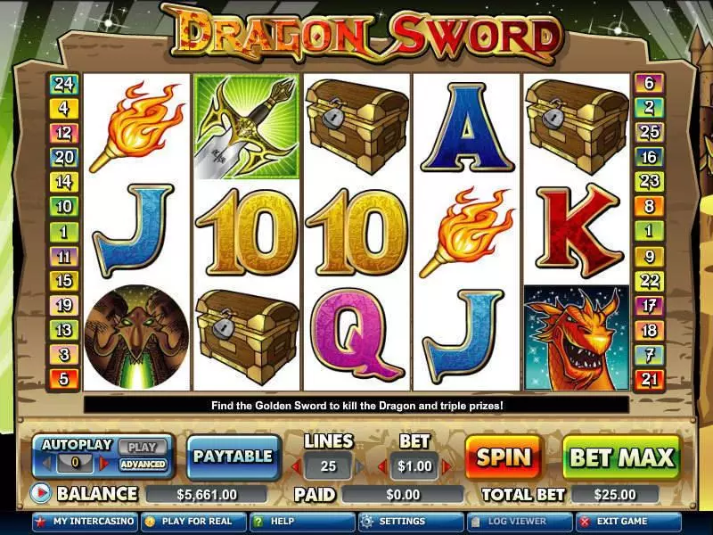 Dragon Sword Free Casino Slot  with, delFree Spins