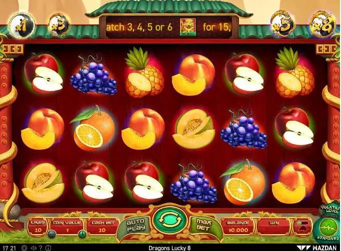Dragons Lucky 8 Free Casino Slot  with, delFree Spins