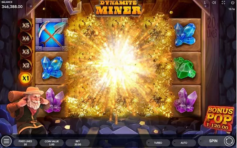 Dynamite Miner Free Casino Slot  with, delCascading Maltiplier