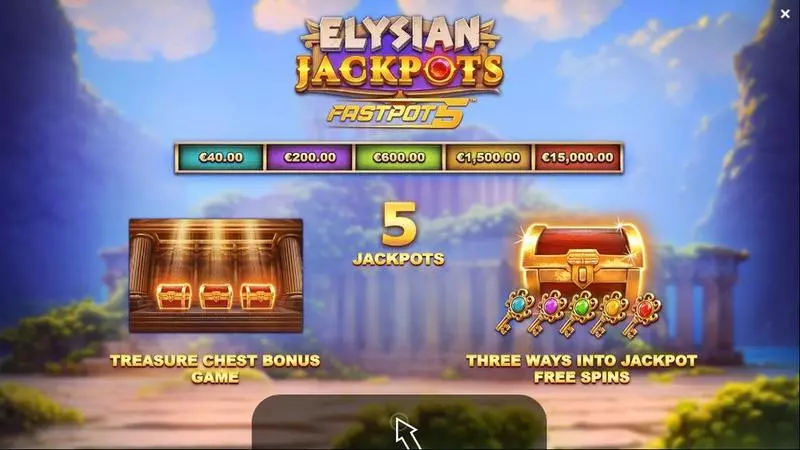 Elysian Jackpots Free Casino Slot  with, delFree Spins