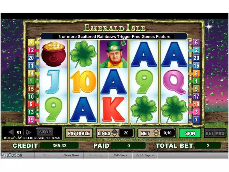 Emerald Isle Free Casino Slot  with, delFree Spins