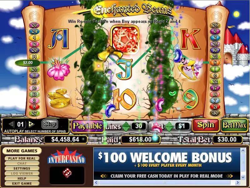 Enchanted Beans Free Casino Slot 