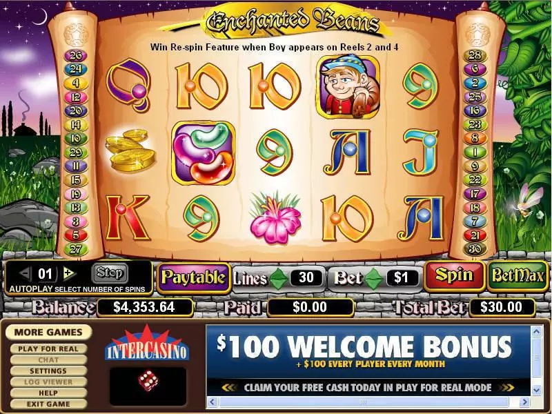 Enchanted Beans Free Casino Slot 