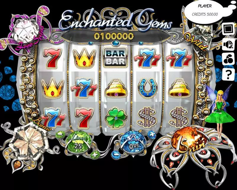 Enchanted Gems Free Casino Slot  with, delSecond Screen Game