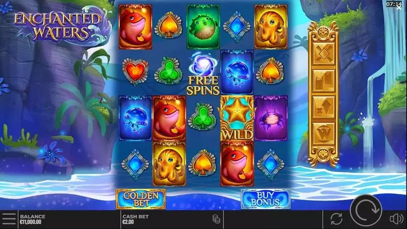 Enchanted Waters  Free Casino Slot  with, delRe-Spin