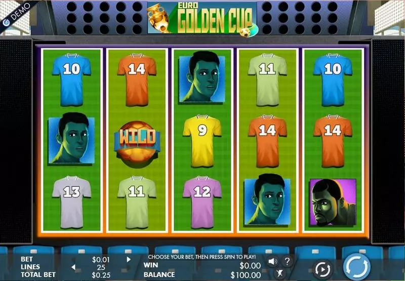 Euro Golden Cup Free Casino Slot  with, delFree Spins