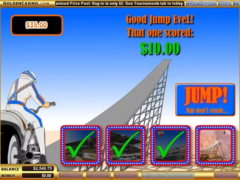 Evel Knievel - The Stunt Master Free Casino Slot  with, delFree Spins