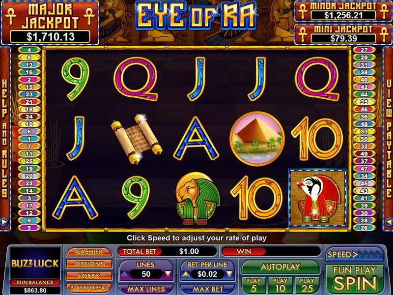 Eye of Egypt Free Casino Slot  with, delFree Spins