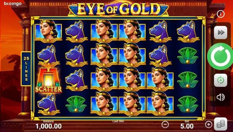 Eye of Gold Free Casino Slot  with, delFree Spins
