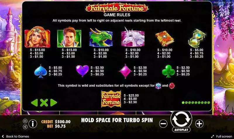 Fairytale Fortune Free Casino Slot  with, delFree Spins