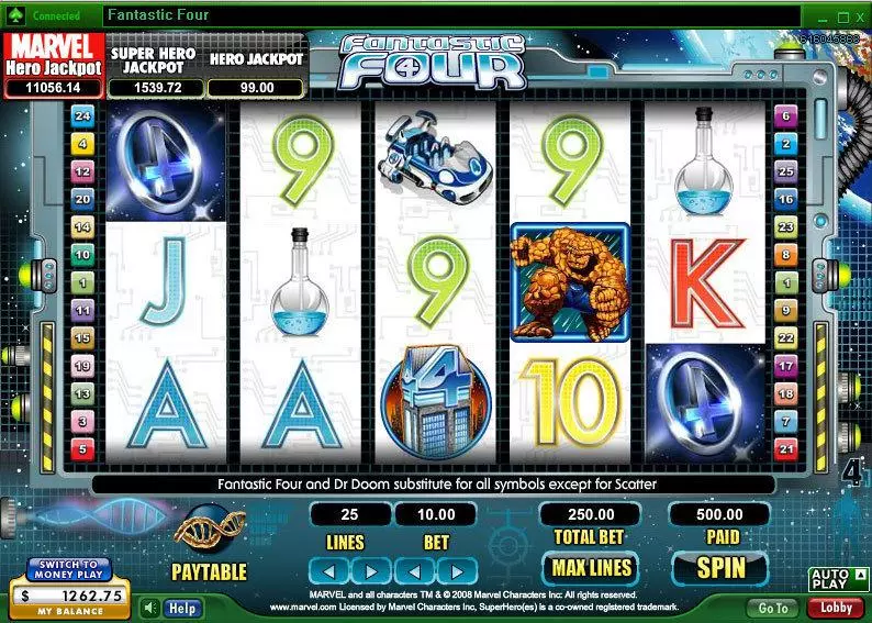Fantastic Four Free Casino Slot  with, delFree Spins