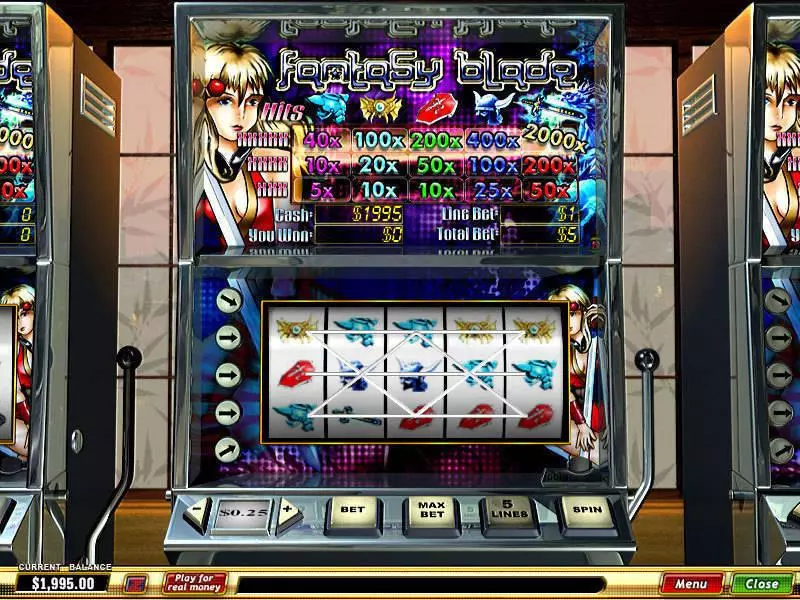 Fantasy Blade Free Casino Slot 