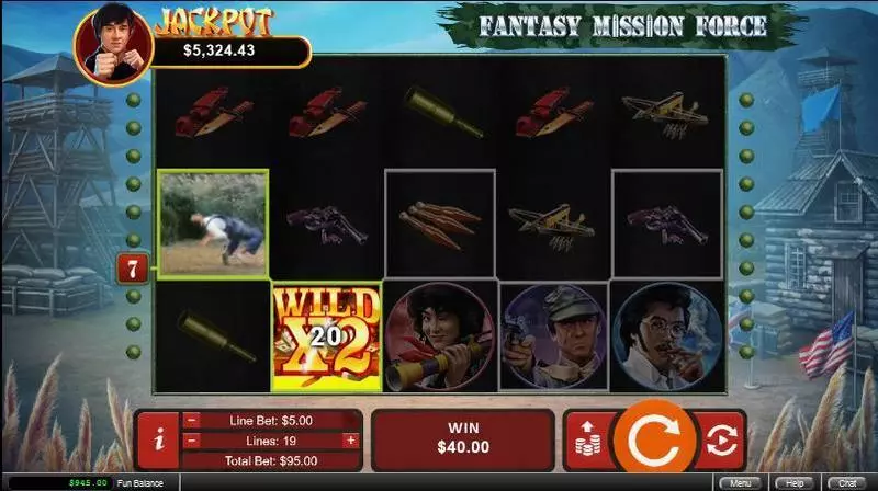 Fantasy Mission Force Free Casino Slot  with, delFree Spins